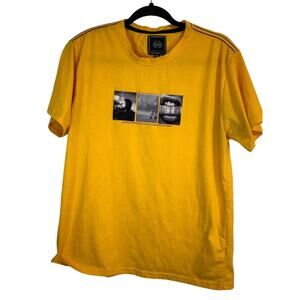 CR-24 Bordo Cromato T-Shirt Mens XL Yellow Graphic Hustle Success Quote Street
